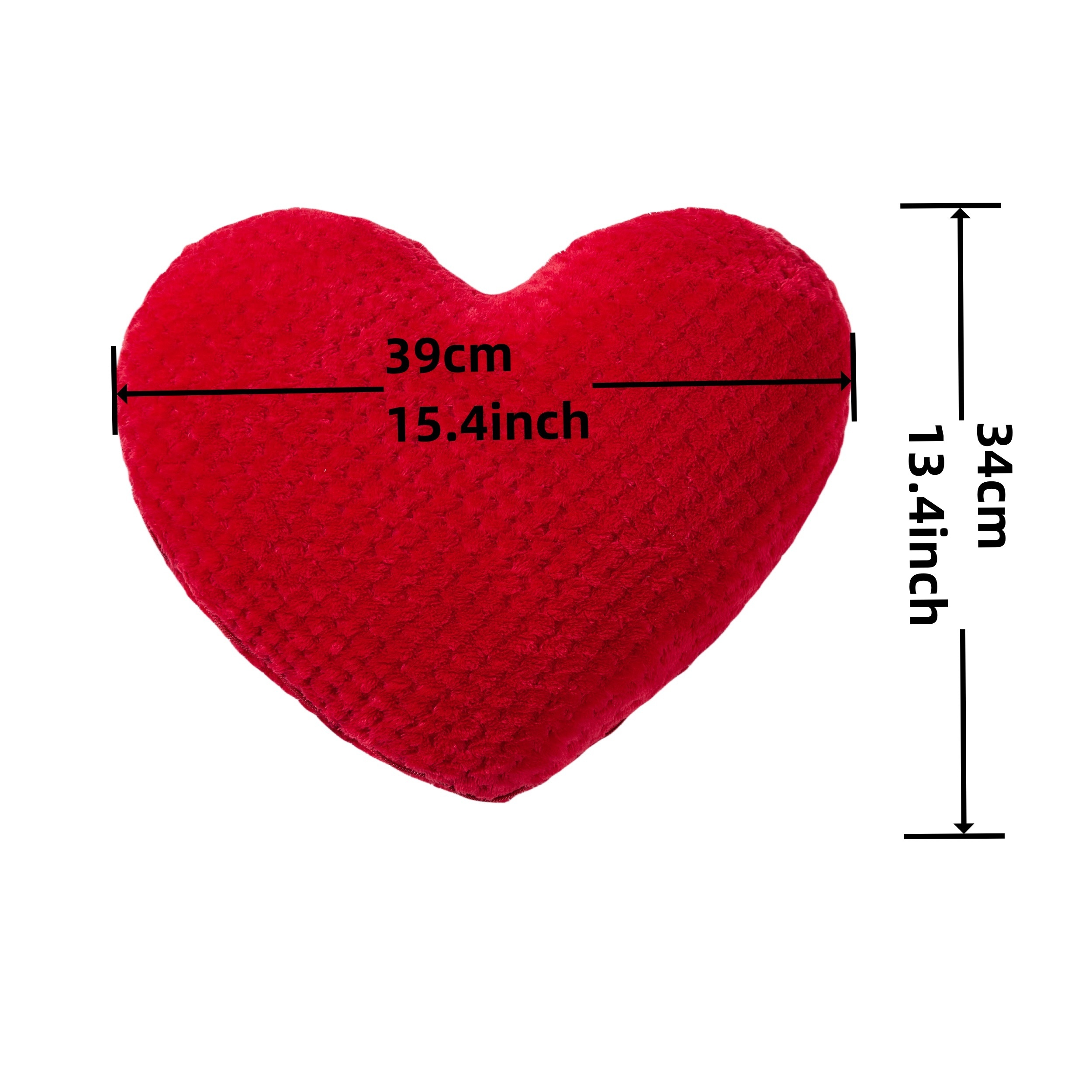 Red heart pillows hot sale