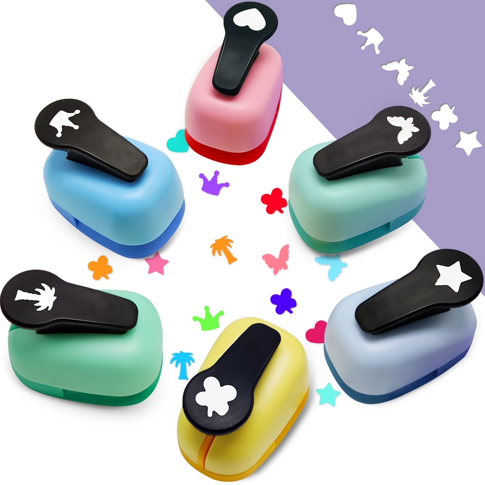 6pcs Hole Punch Arc Hole Punch Shapes Paper Punches For Crafting Single Hole  Punch Hole Puncher For Crafts Scrapbook Punches Star Hole Punch Heart Hole  Punch Paper Punch For Scrapbooking Supplies 
