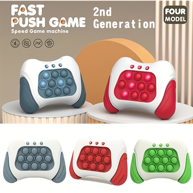 Quick Push Bubble Competitive Game Console Series, Pocket Game Console for  Kids, Quick Push Game Toys, Children's Breakout Speed Push Game Machine  Decompression Toy for Kids Ages 3-12 Years Old Christmas and