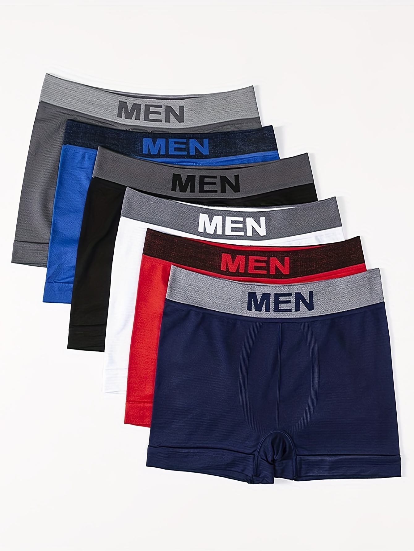 Men's Fashion Graphic Boxer Briefs Mesh U Convex Breathable - Temu United  Kingdom