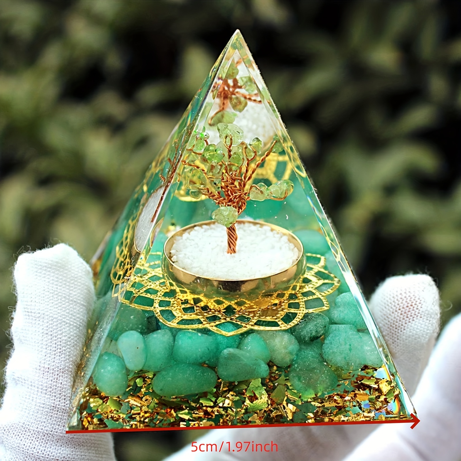 1pc Albero Della Vita Orgone Piramide Energia Positiva Sfera - Temu Italy