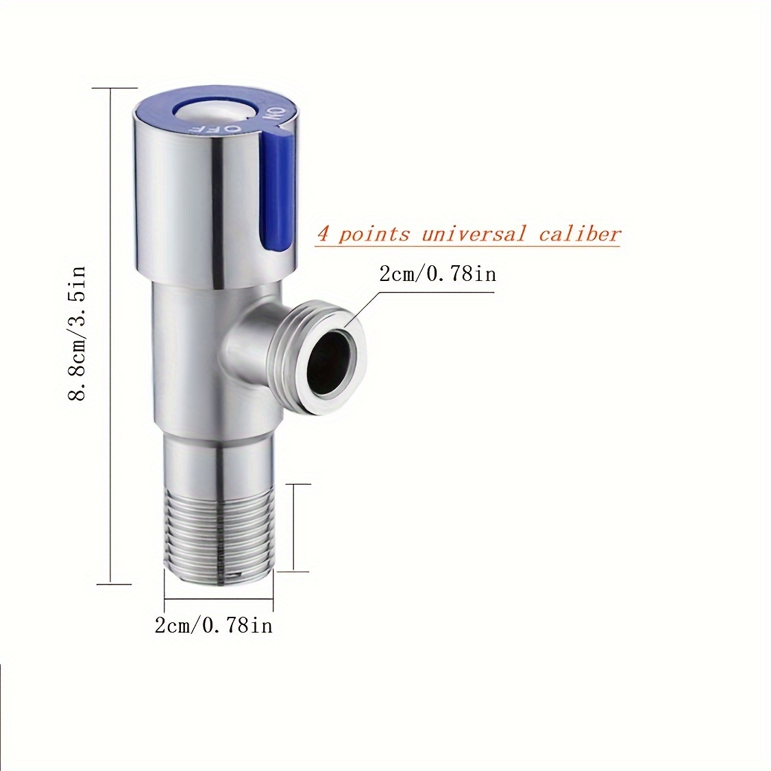 Toilet Dedicated Angle Valve With Filter Screen Stainless Steel