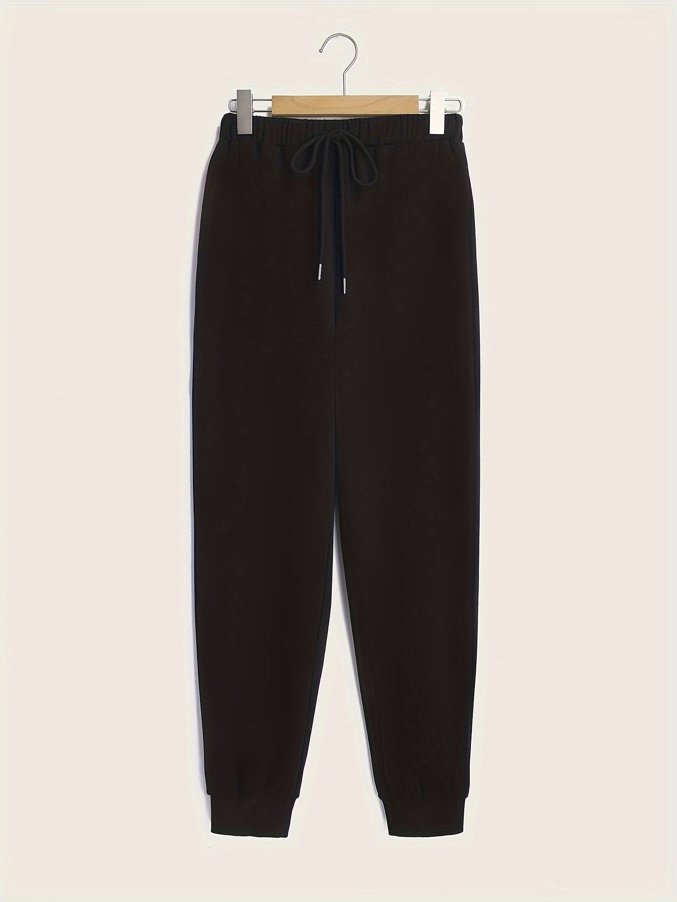 Pantalones Jogger Sólidos Pantalones Casuales Invierno - Temu