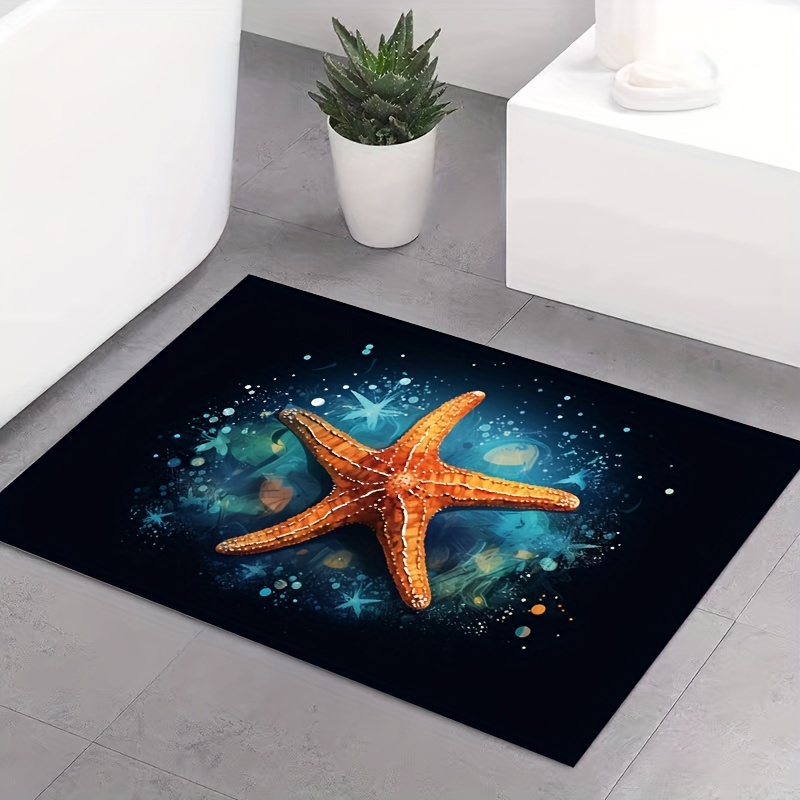 Pebble Bathroom Rug 3d Pebble Foot Mat Velvet Memory - Temu