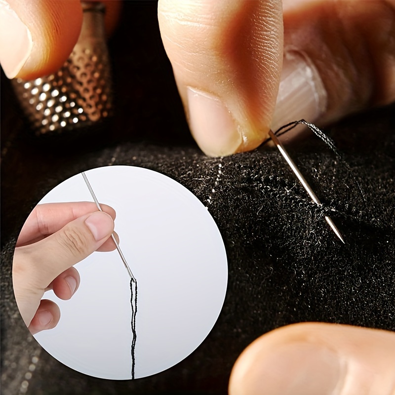 Heavy Duty Hand Sewing Needles Kit Leather Needles Hand - Temu