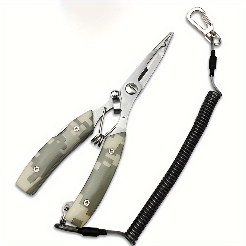 Stainless Steel Multifunctional Fishing Pliers, Wire Cutting Hook