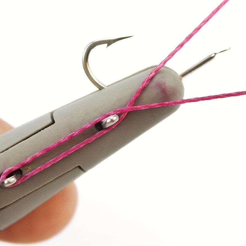 Abs Fish Hook Line Knotter: Catch Fish Ease! - Temu