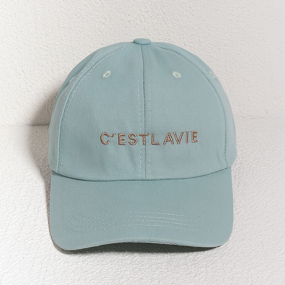Embroidered Baseball Cap Sun Protection Hat Unisex Outdoor Casual Style