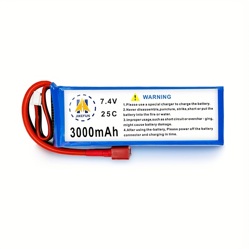 7.4v 1500mah 2200mah 3000mah Rechargeable Lipo Battery For - Temu