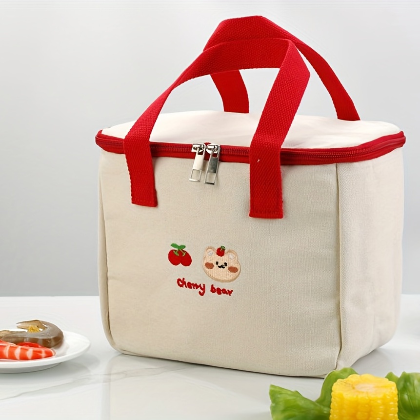 Cooler Bag Insulated Lunch Box Tupperware Lunch Bag Ladies Insulated Tote  Bag