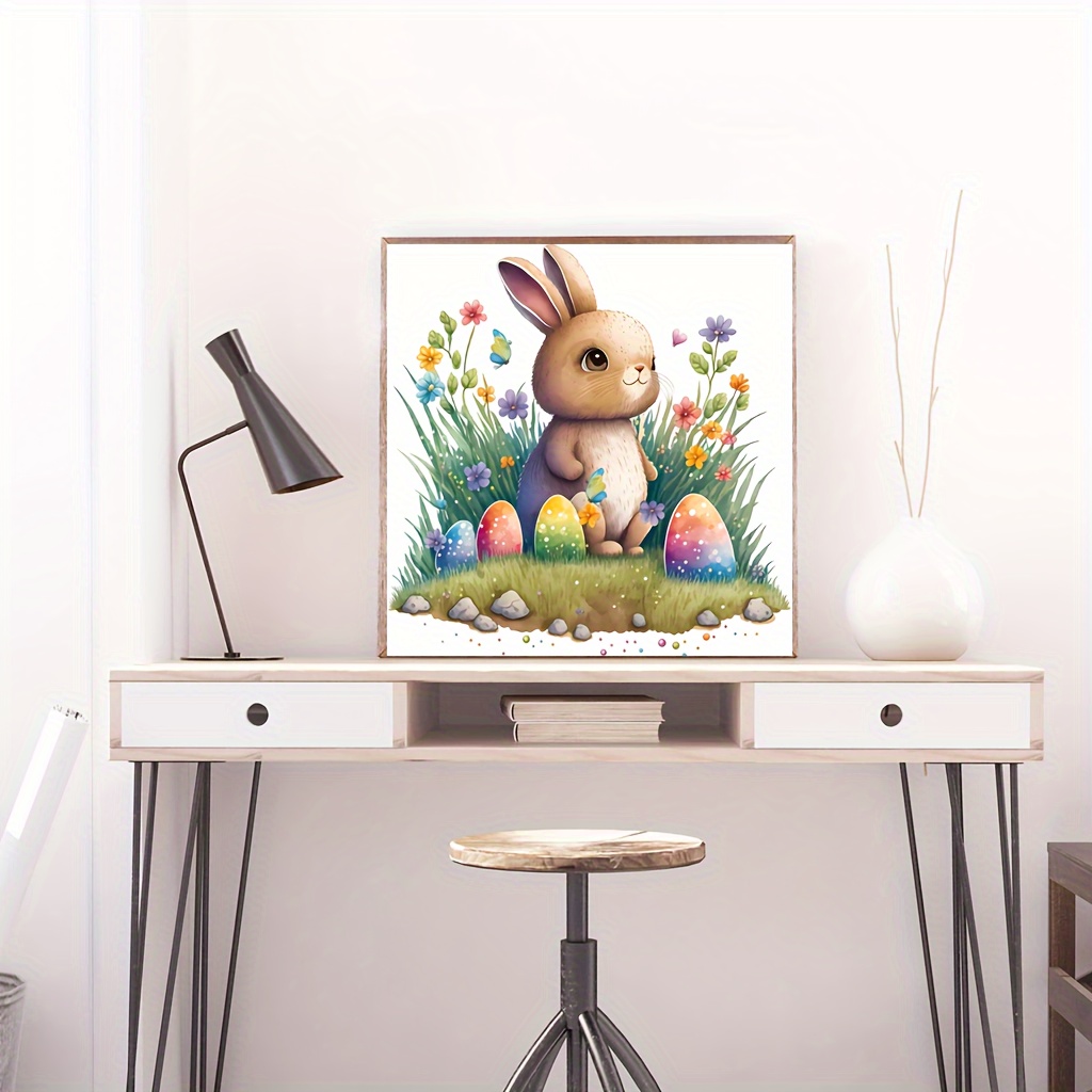 Rabbit Easter Egg Diamond Painting Kit Suitable For - Temu