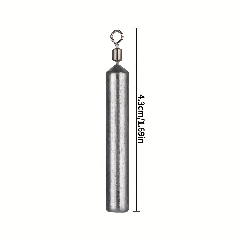 Column shaped Sinkers Rotating Ring Fishing Lead Sinkers Sea - Temu