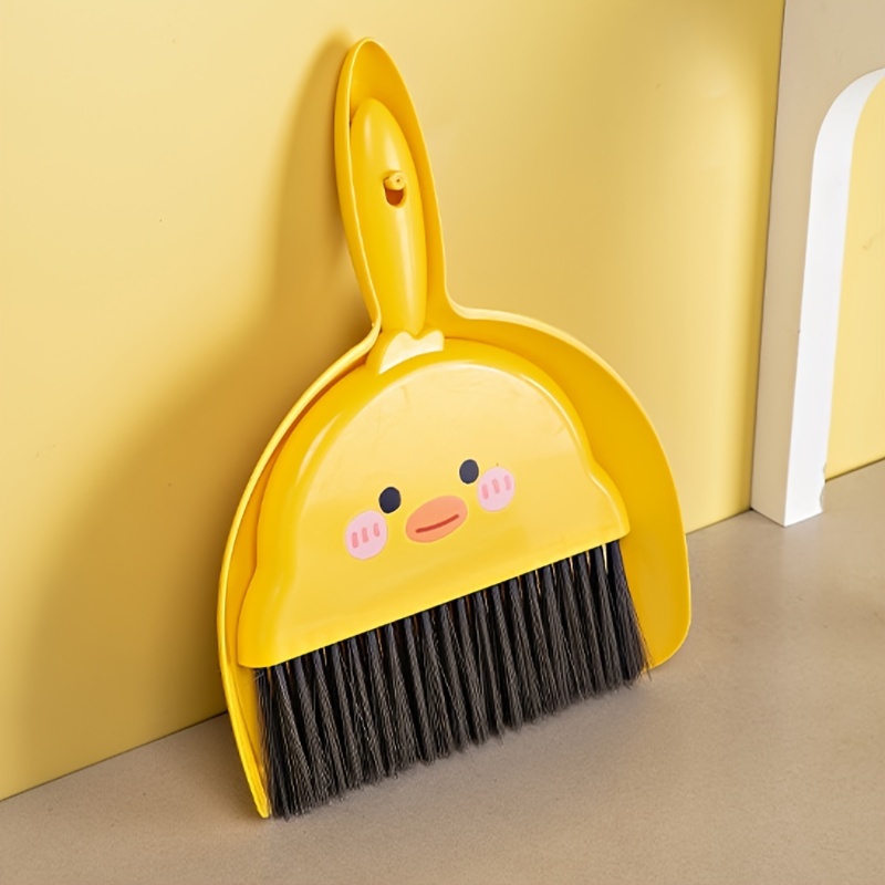 Mini Pet Dustpan Broom Set Cartoon Duck Design Dog Cage Temu Australia