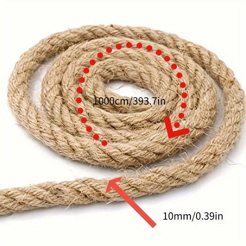 Natural Thick Jute Rope Strong Rope Craftsmanship Suitable - Temu