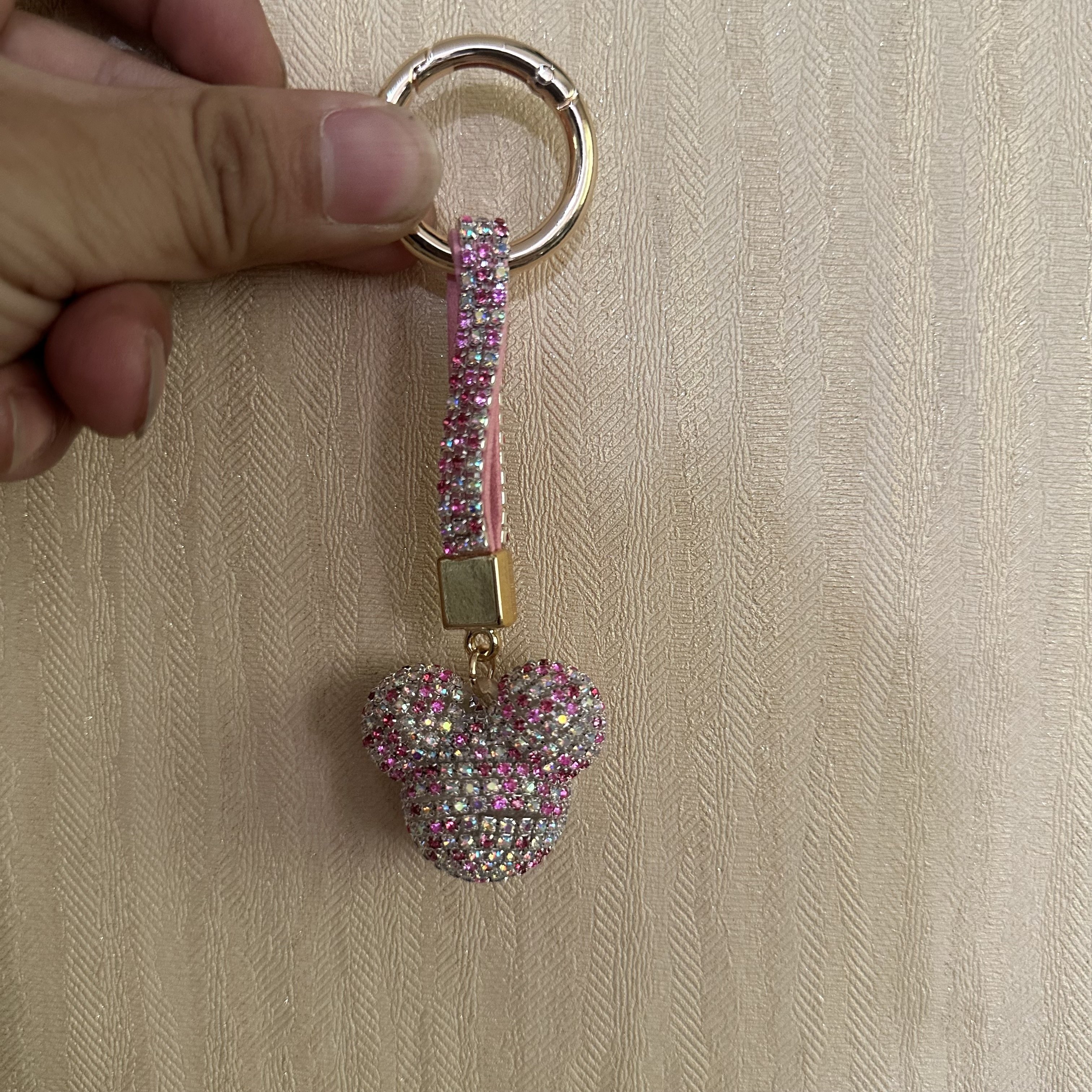 Wholesale Pink Bling Mixed Charms