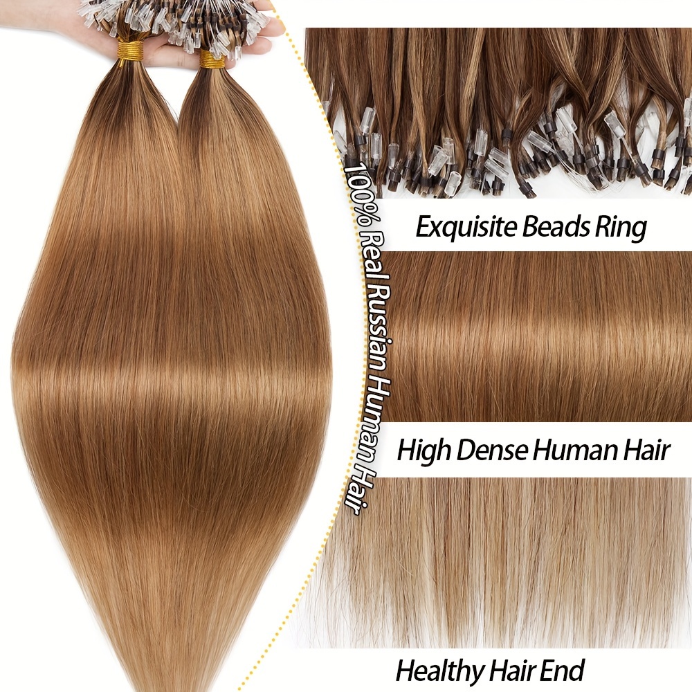 Benehair Micro Ring Easy Loop Hair Extensions 100% Russian Remy