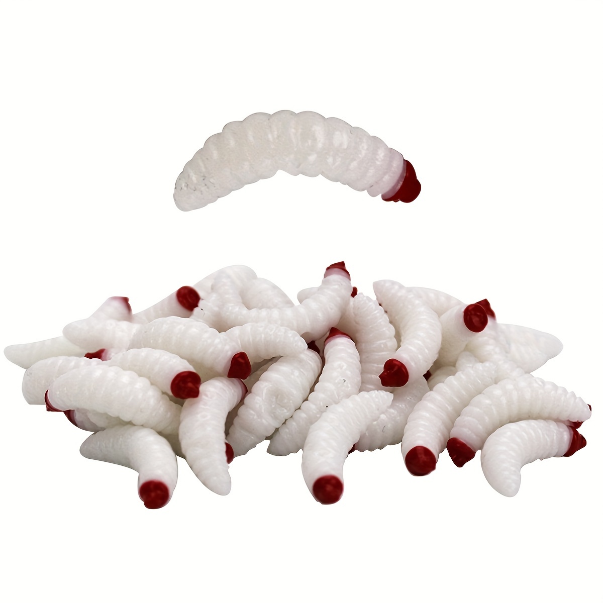 Silicone Maggot Bionic Soft Worm Artificial Bread Worm - Temu
