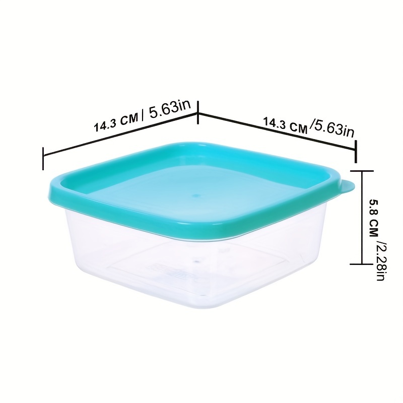 1000ml Bento Box Portable 2 Layer Square Food Storage Containers
