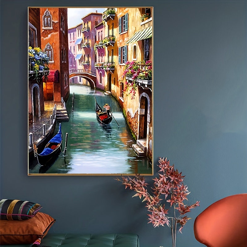 Town Landscape Art Painting Kit