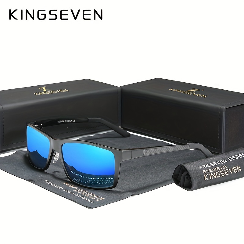 Comprar KINGSEVEN NUEVAS gafas de sol polarizadas para hombres y mujeres,  gafas cuadradas para conducir, gafas de sol para hombres, gafas de sol  masculinas UV400