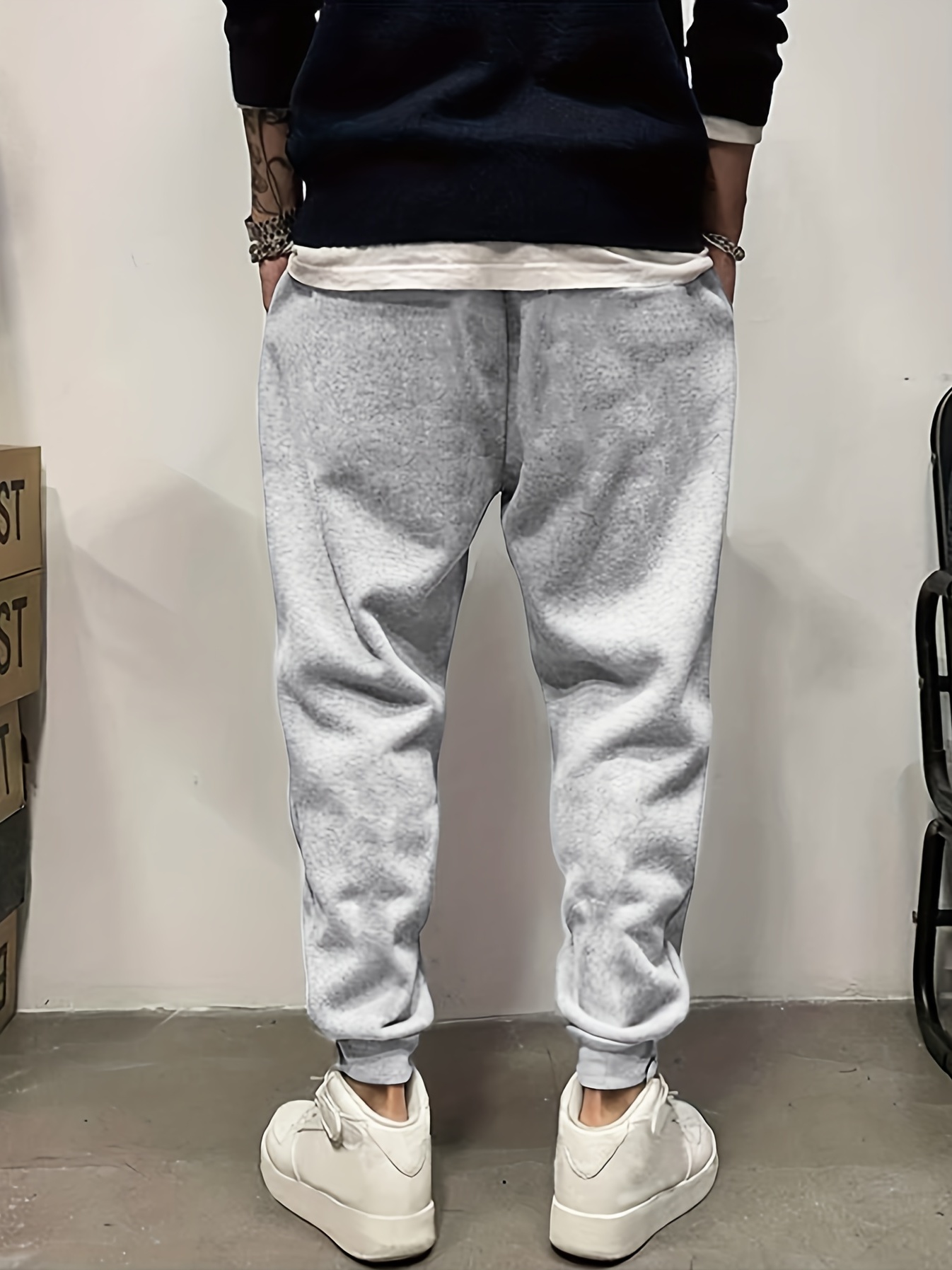 Men's Letter Pattern Printed Active Sweatpants