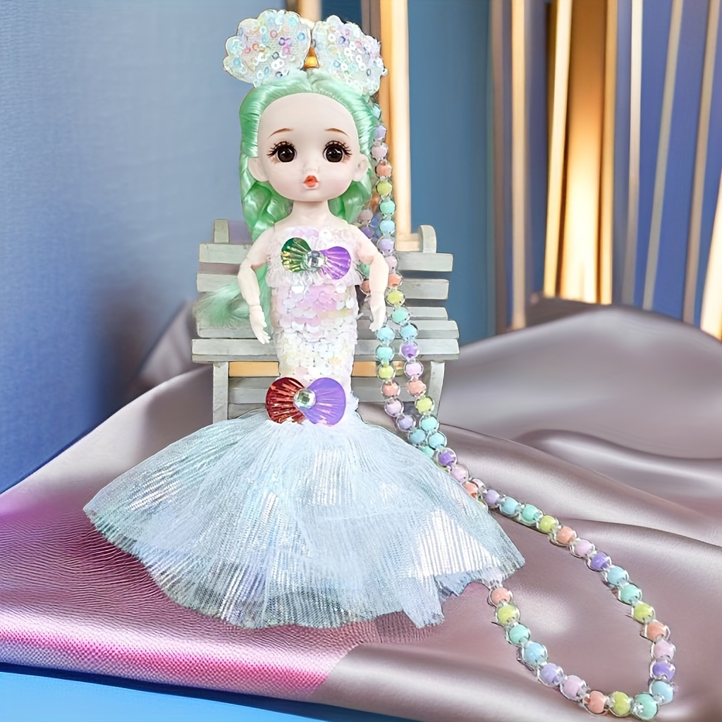 Beautiful Princess Mermaid Doll Girl Birthday Gift Toy Play - Temu