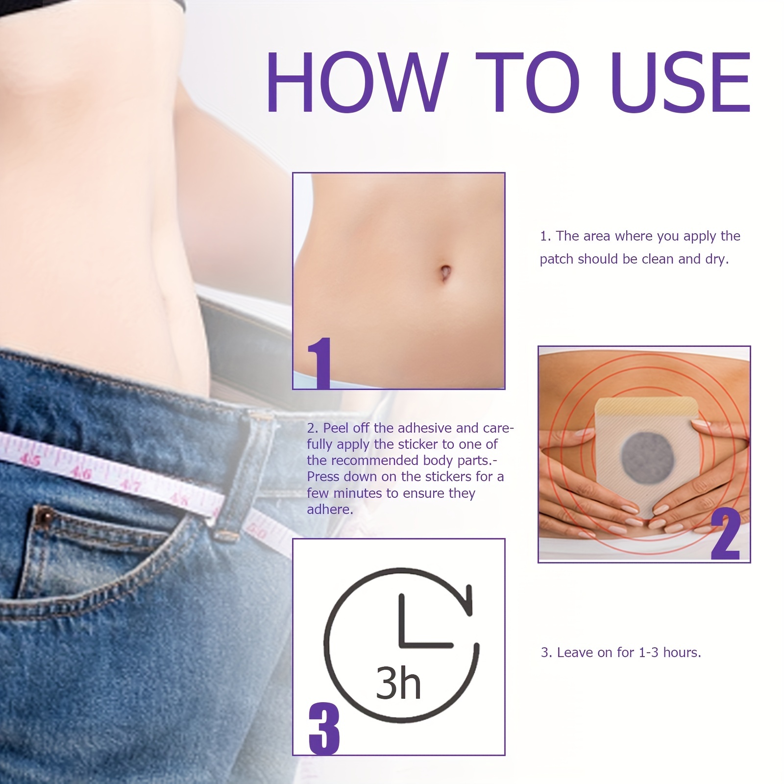 30Pcs Mugwort Natural Cleanse Patches for Belly