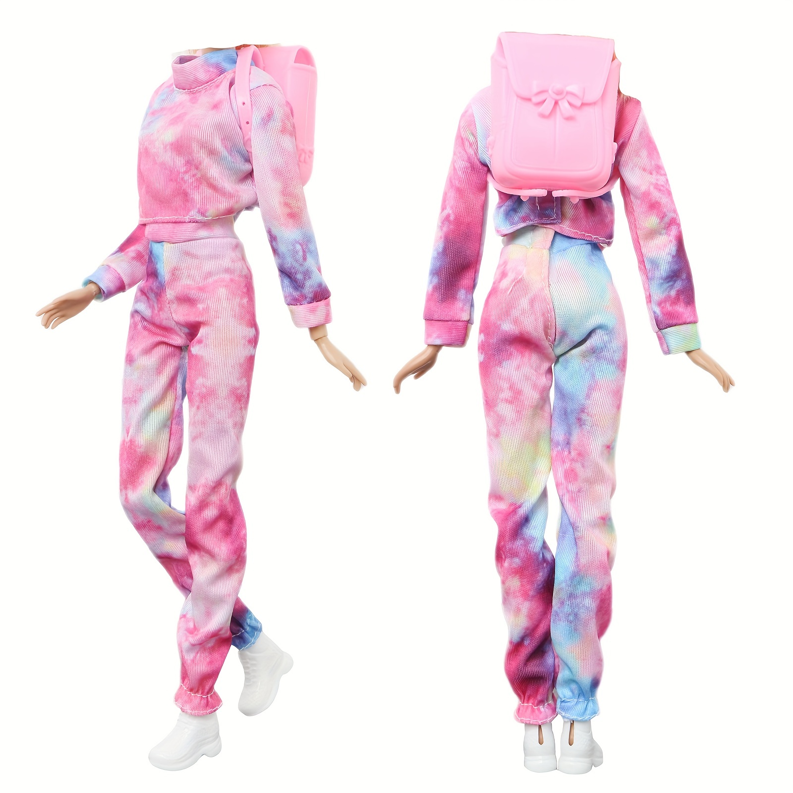 Set de 4 Conjuntos de Roupa de Boneca 36 cm, YM roupa e calçado