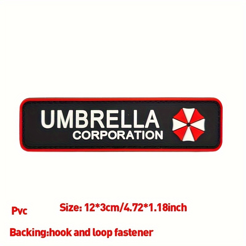 Resident Evil Umbrella Corporation Badge embroidered fastener patch
