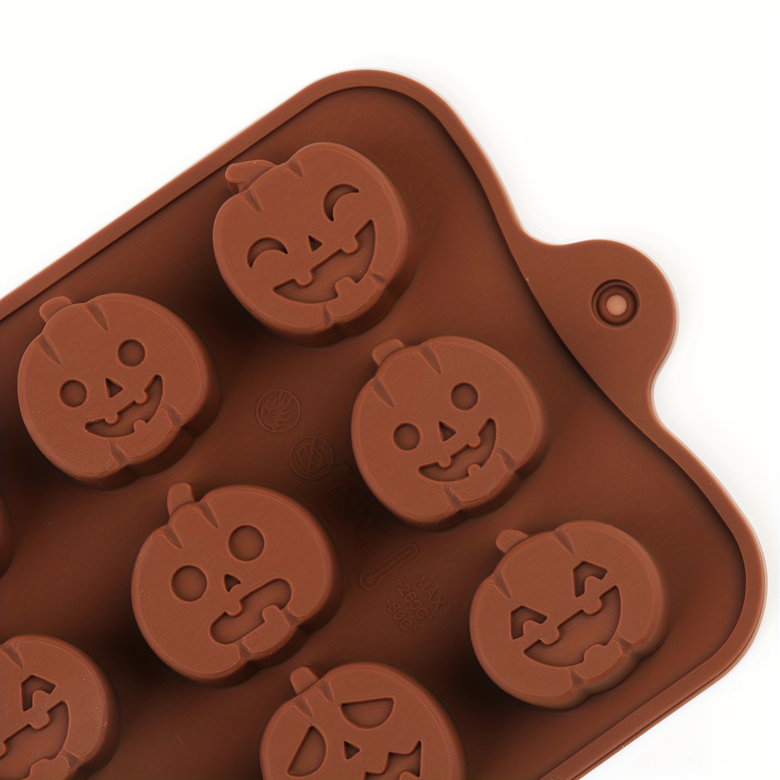 Halloween Silicone Chocolate Candy Mold Pumpkin Ghost Shape - Temu