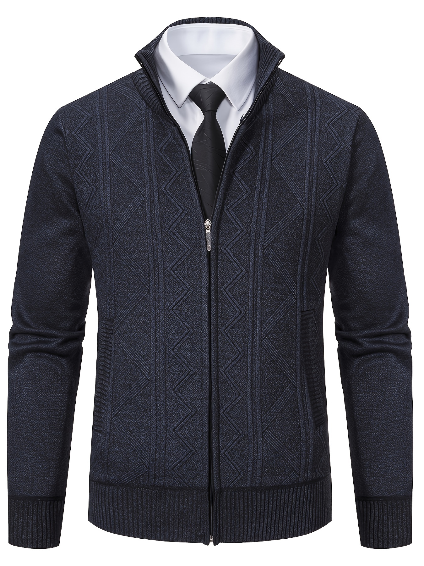 Mens cardigan outlet coat