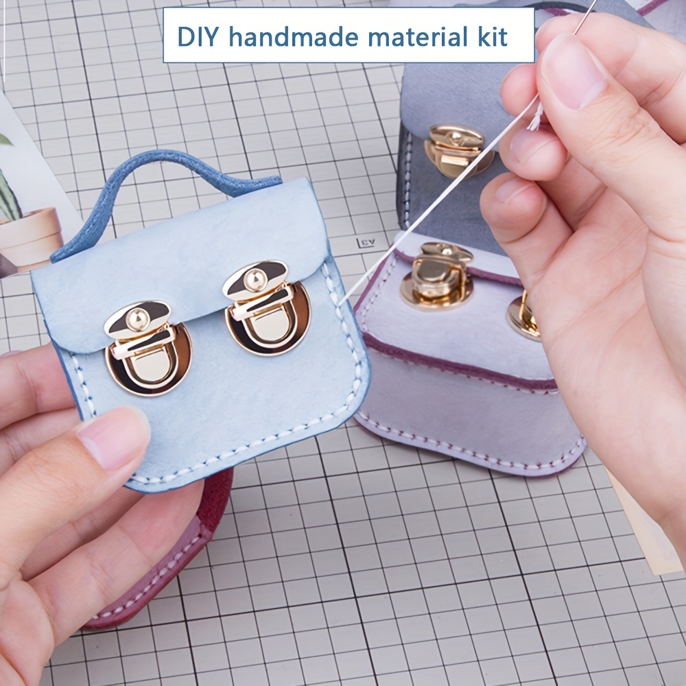 DIY kit de couture en cuir de PU Craft TOUS LES ACCESSOIRES Sac de pièces de