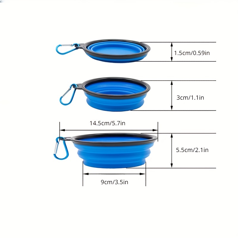 Collapsible Dog Bowls Water Portable Travel Pet Food Feeding - Temu