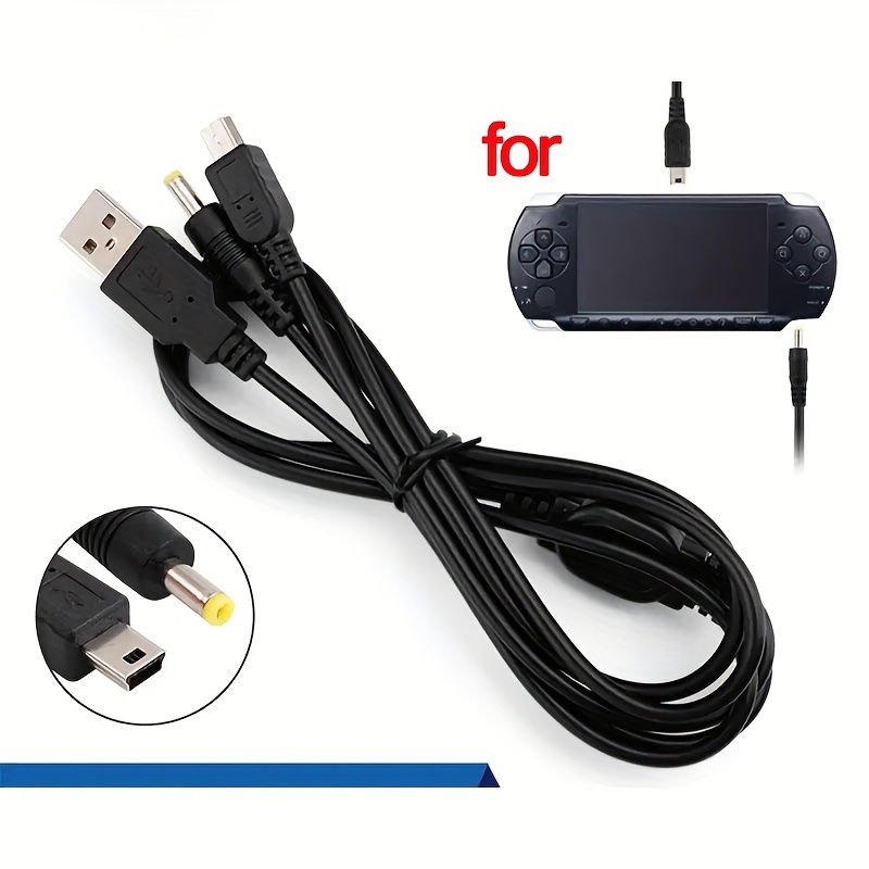 Compatible con cable de cargador PSP Go, datos y Peru