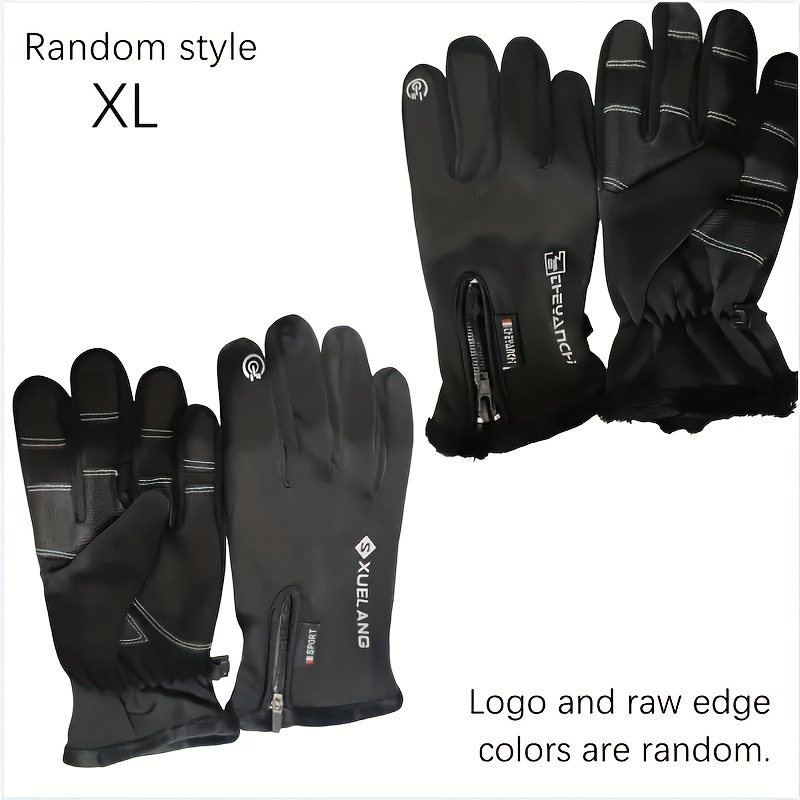 Windproof Waterproof Touch Screen Mittens for Winter Outdoor