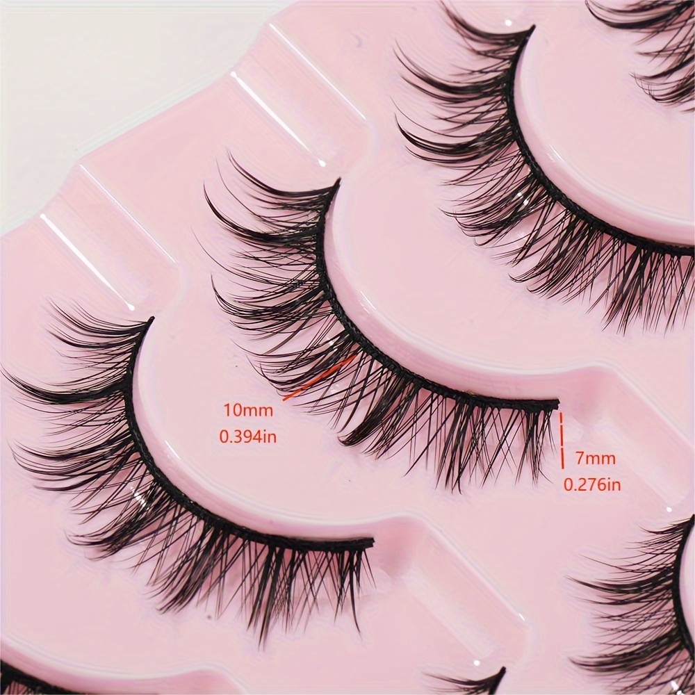 Manga Lashes Anime False Eyelashes Spiky Natural Look Wispy Mink Doll Fake  Eye