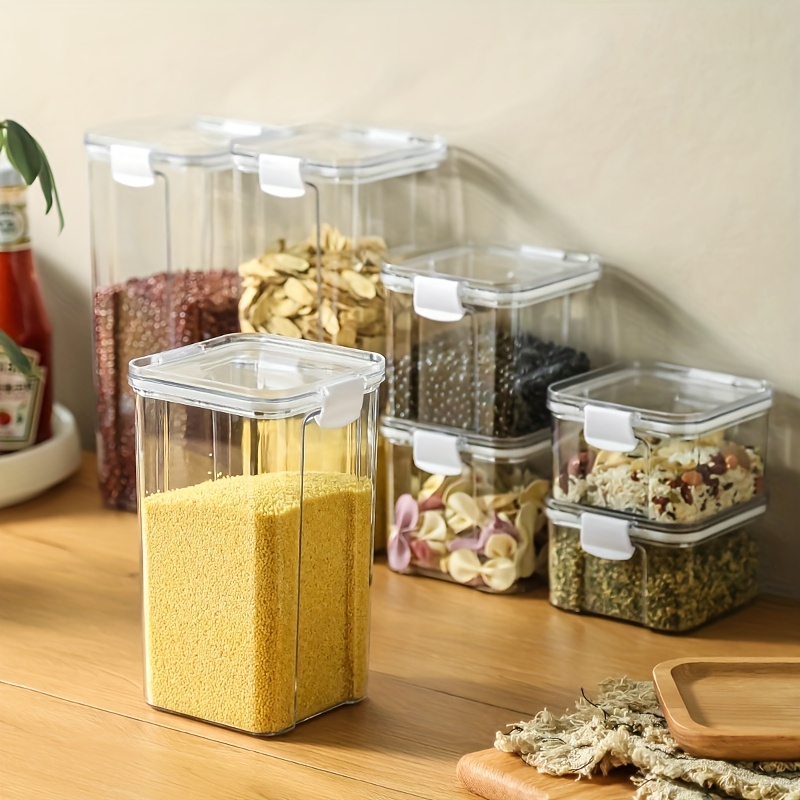 Plastic Food Containers With Lids Sealed Food Storage - Temu