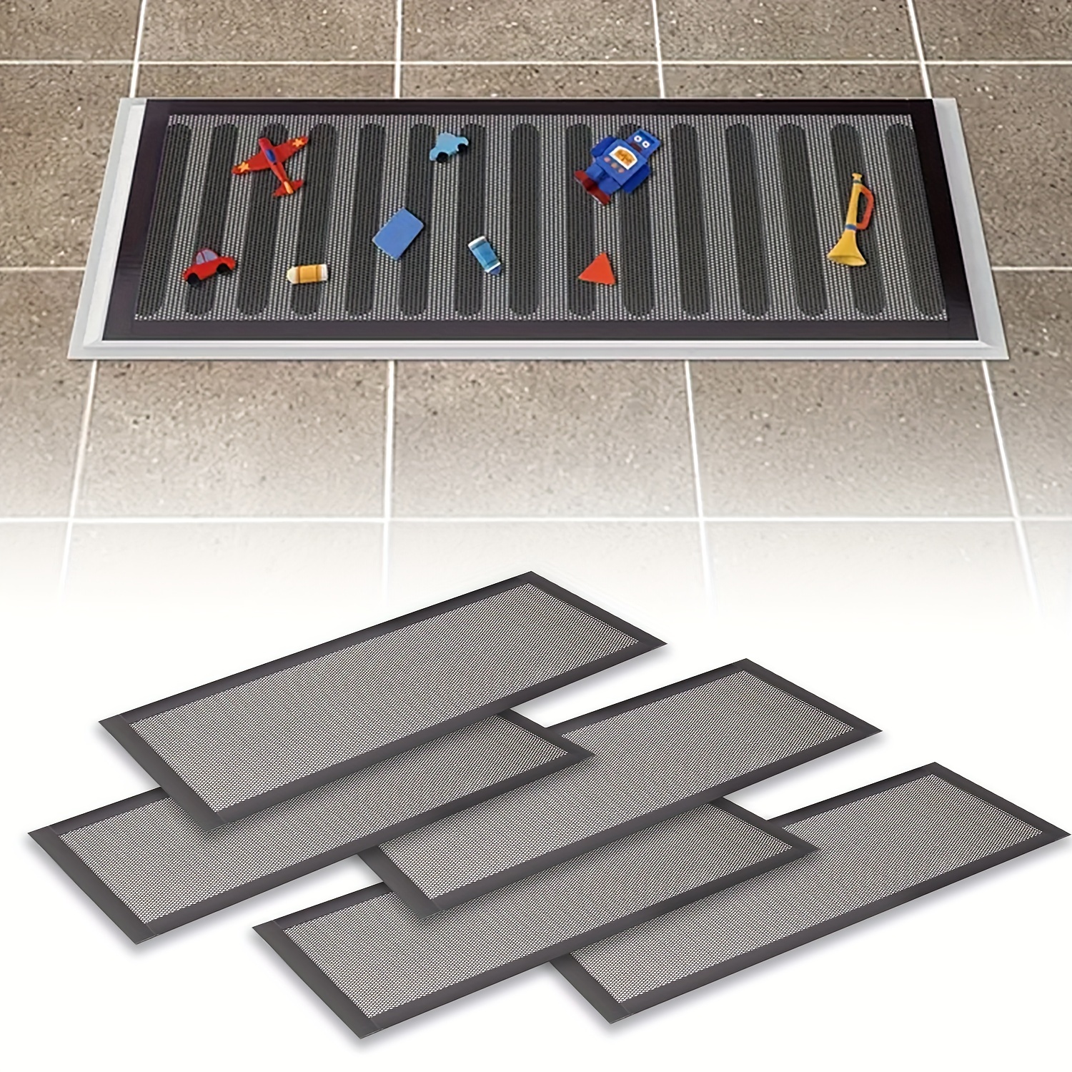 Floor Register Vent Cover Magnetic Vent Mesh Covers Air Vent - Temu