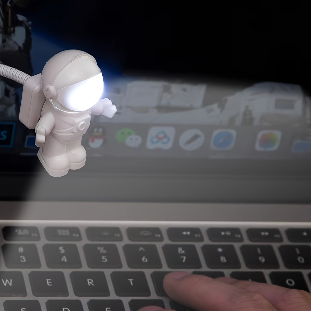 New Spaceman Astronaut Usb Nightlight Led Computer Keyboard - Temu