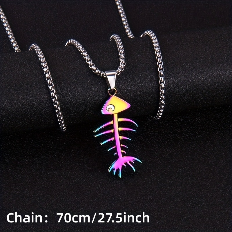 Men's Stainless Steel Ocean Series Pendant Necklace