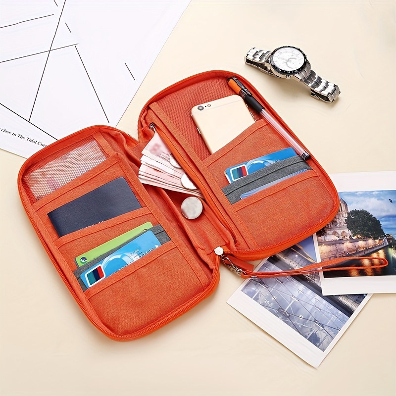 Travel Accessories Storage Bags For Travel Wallet With Passport Cover  Credit ID Cards Tickets Holder Purse Bag Oxford Wallets