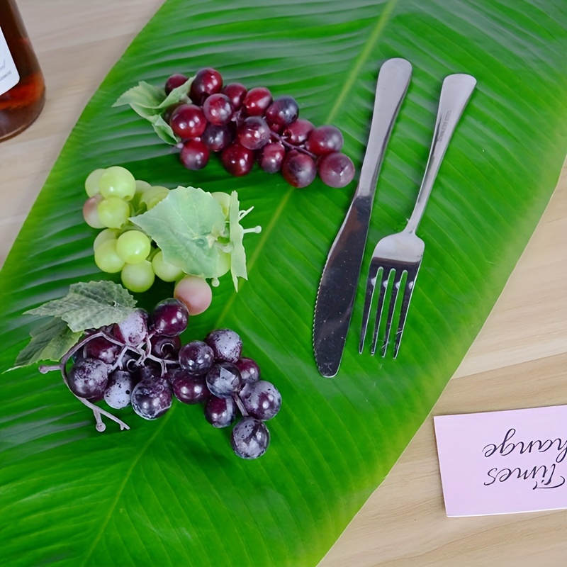 Artificial Tropical Palm Leaves Hawaiian Luau Safari Jungle Party Decoration  Summer Wedding Birthday Home Table Decor Fake Plant