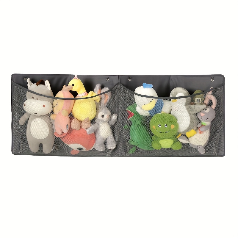 Stuffed Animal Storage Mesh Pockets Hanging Stuffed Animal - Temu