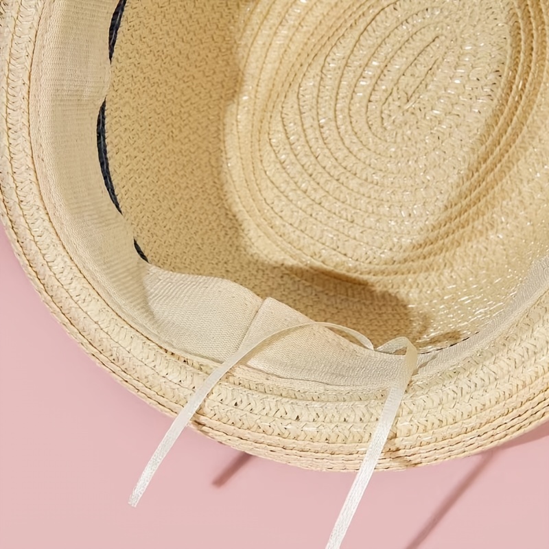 Sombreros de paja Sunrise Lifeguard para niños/niños/niñas. Playa y al aire  libre, paja (Natural straw)