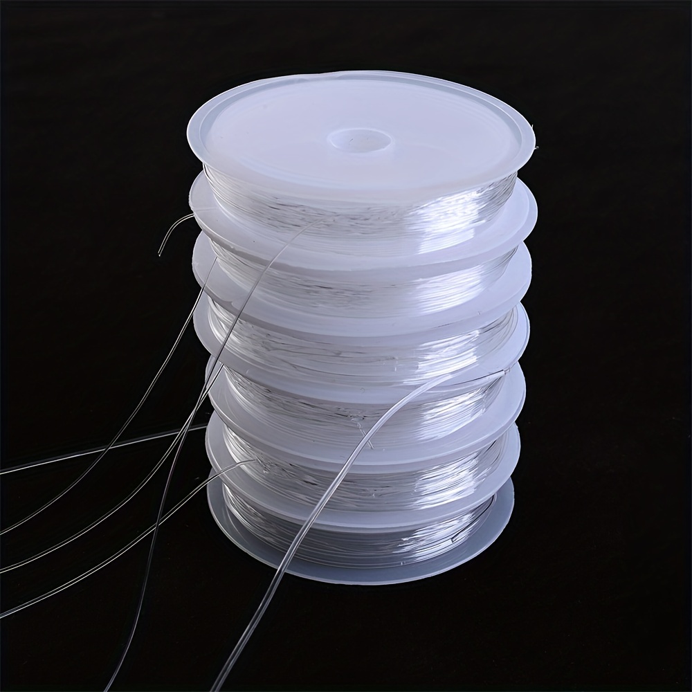 12 Rolls Transparent String Crystal String Clear Cord DIY Decoration Rope