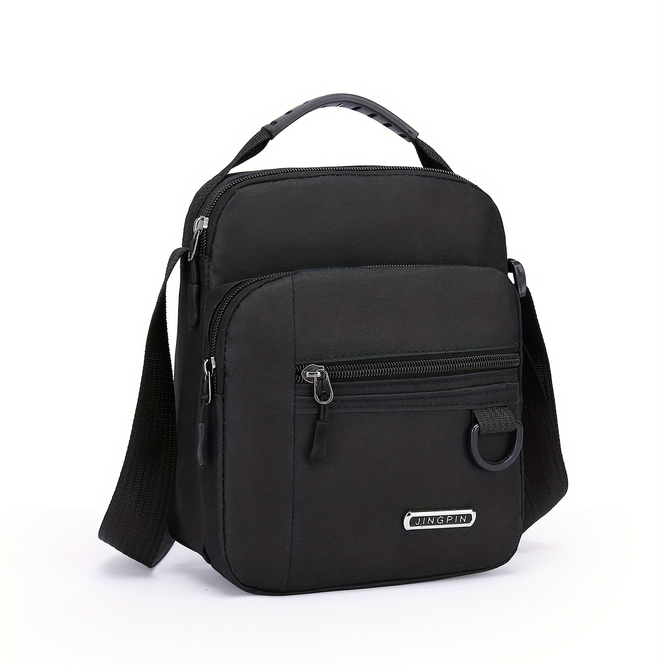 

Men's Nylon Crossbody Bag Multi-pocket Shoulder Bag Hiking Running Cycling Travel Messenger Bag