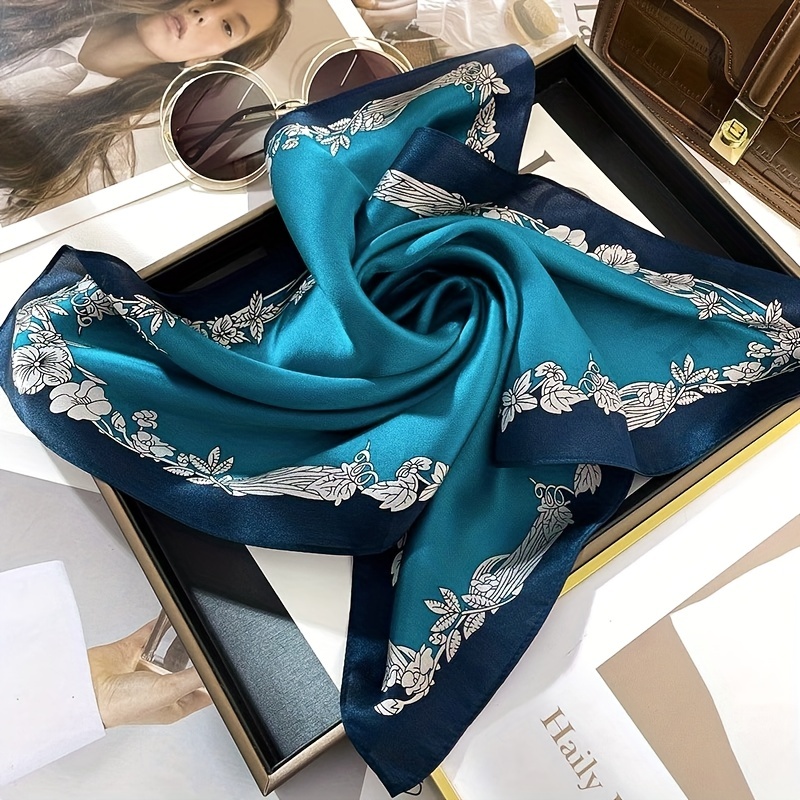 100 silk discount mulberry scarf peacock