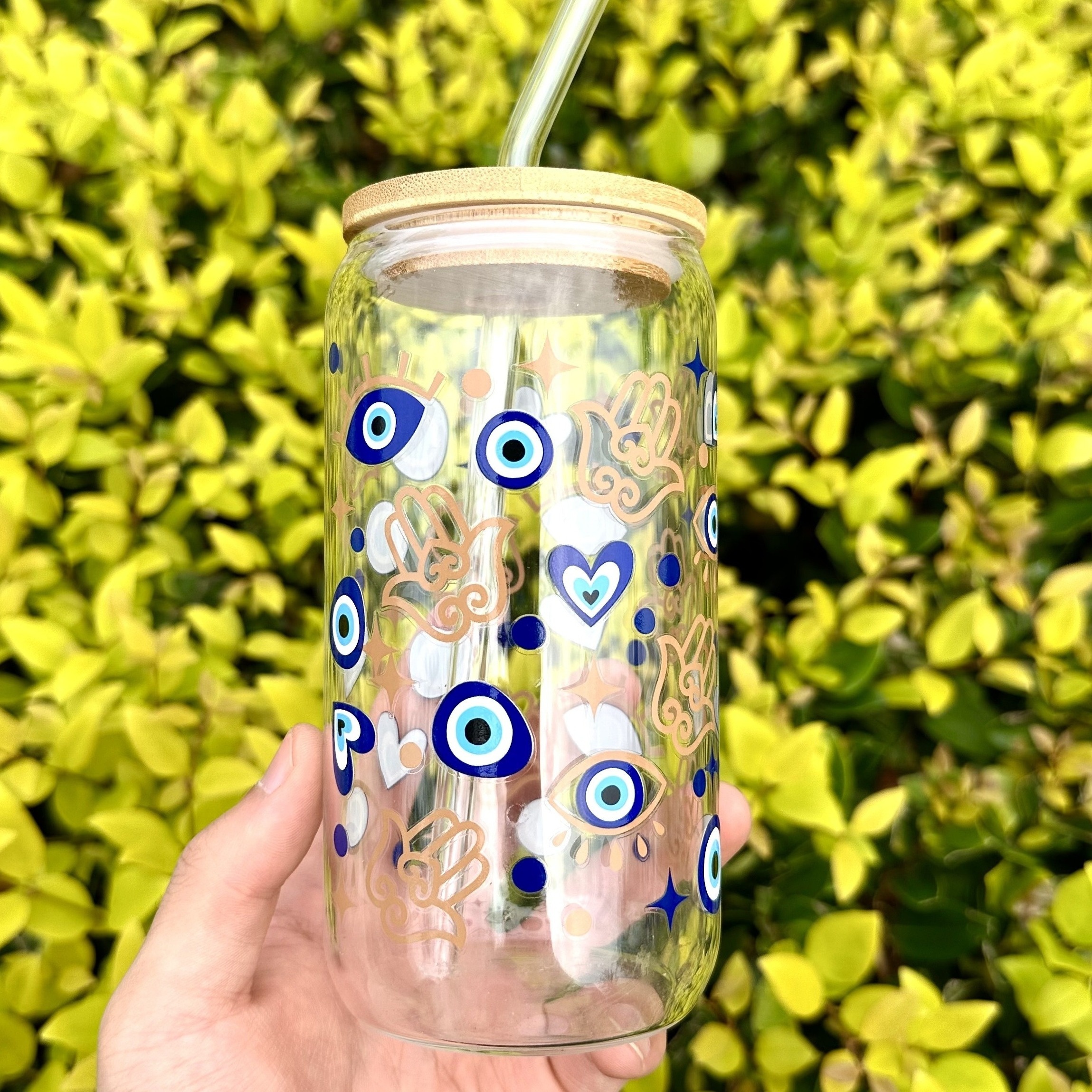 Bamboo Glass Cups - Temu