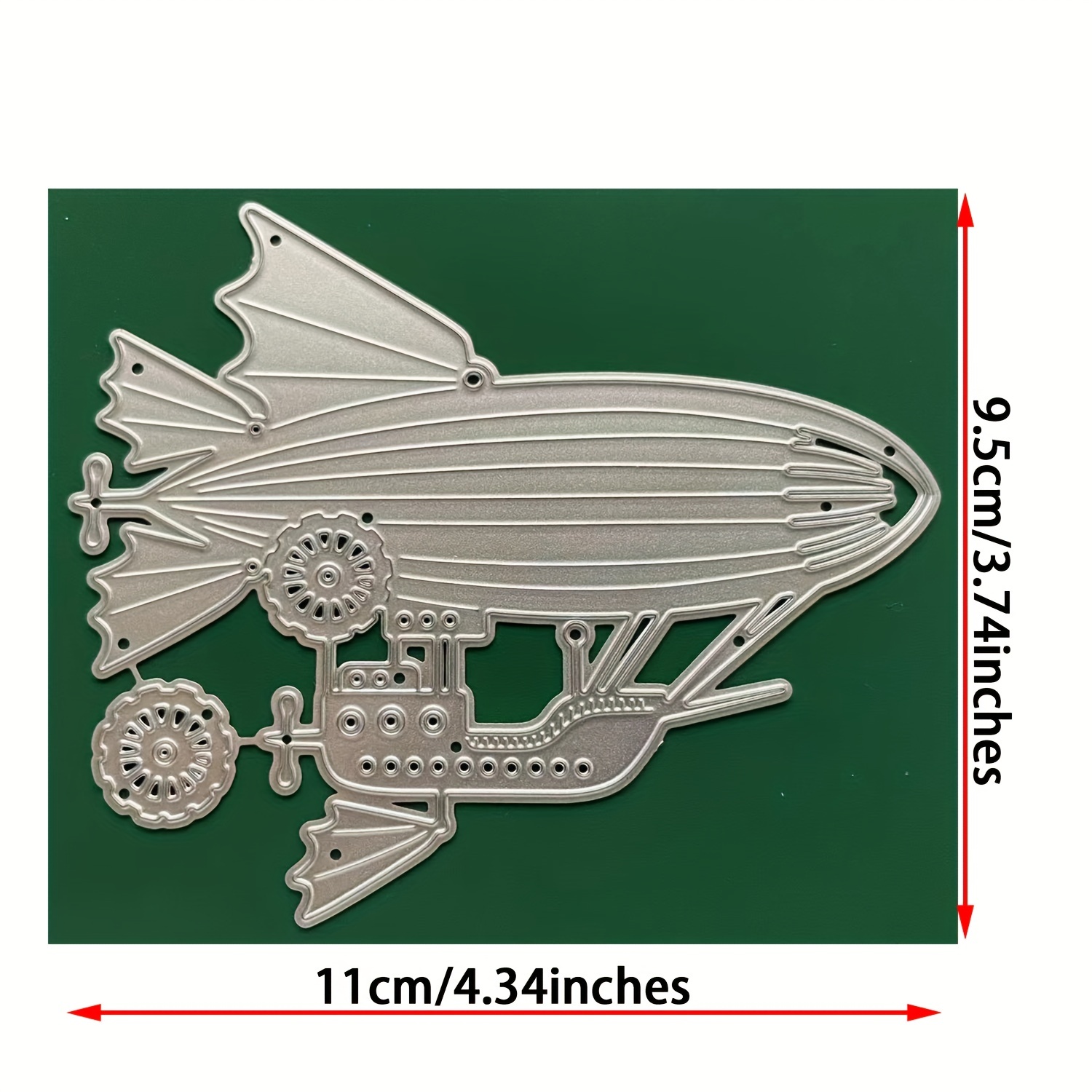 1pc ホットエアバルーンギアスチームパンク飛行船カッティングダイ
