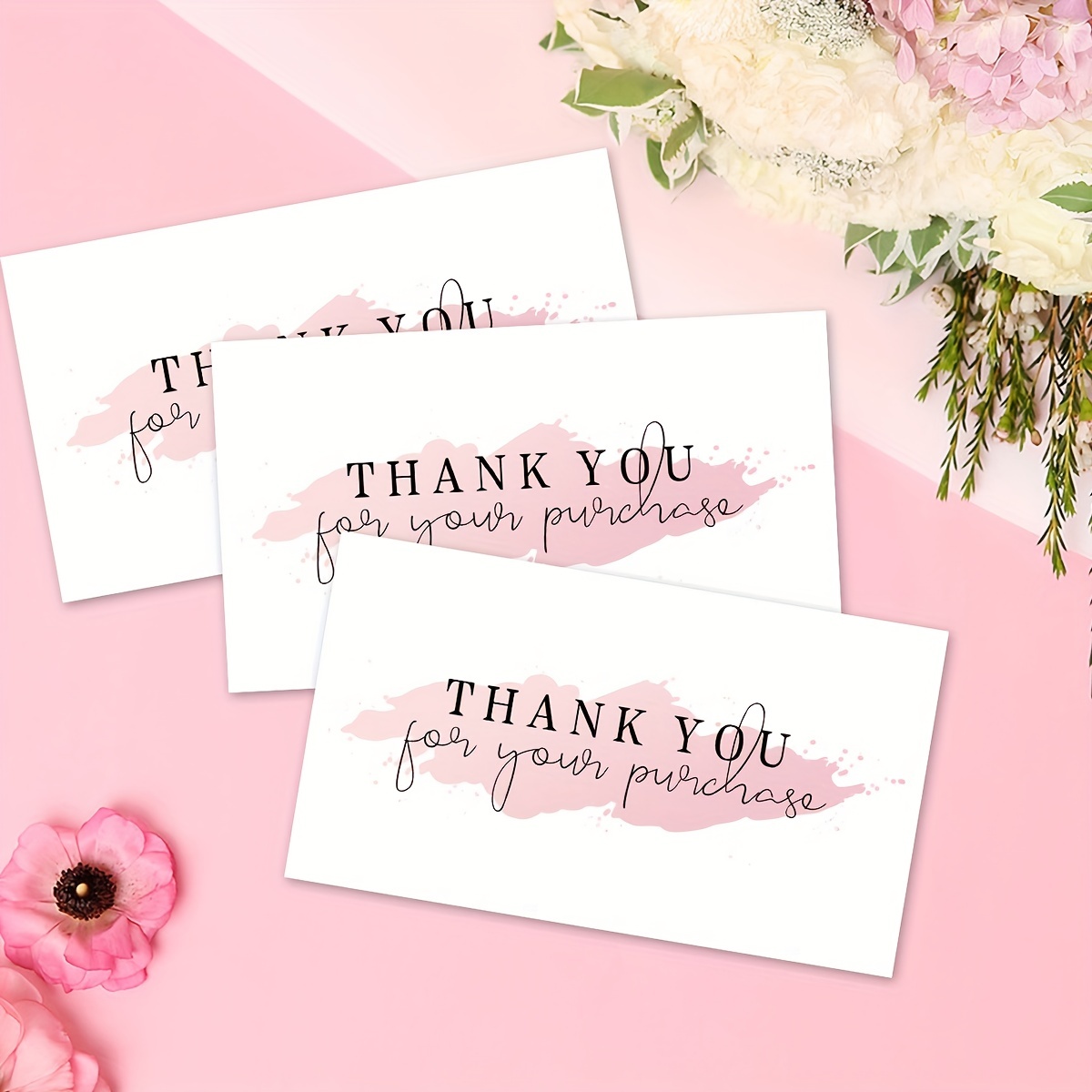 

50pcs, Thank You For Your Support Cards Handwritten Lettering Thank You Small Business Card, Small Business Supplies, Thank You Cards, Birthday Gift, Cards, Unusual Items, Gift Cards